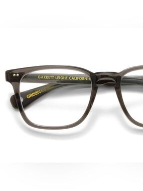 Garrett Leight Earvin RX optical eyeglass frames Deep Olive